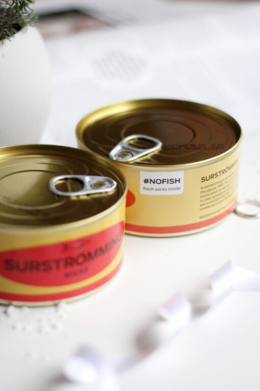 Konzervované Ponožky Surströmming (dámske, veľ. 36 - 40) - Image 9